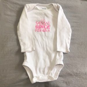 Baby girls body suit